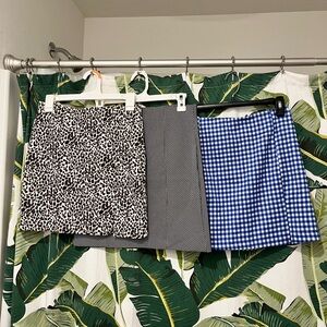 SHEIN Mini Skirt Set - Leopard, Plaid, Gingham